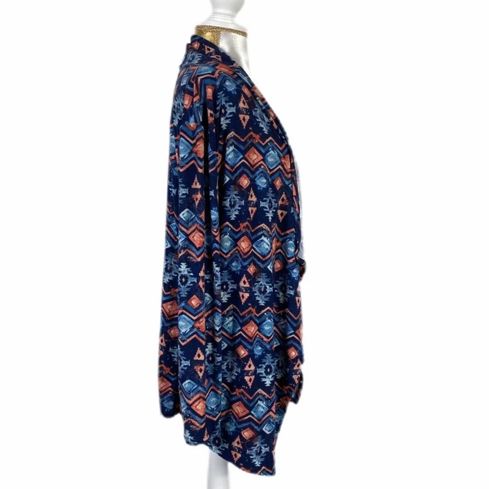 Open cardigan waterfall multicolored size S/M